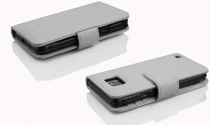Actual product image Cadorabo Book with 3 card slots cover (Samsung Galaxy S2, Samsung Galaxy S2 Plus)