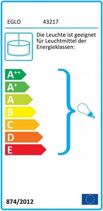 Energie-Label EGLO Bordesley 3 (E27)