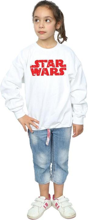 Star Wars Christmas Logo Sweatshirt Mädchen (128)