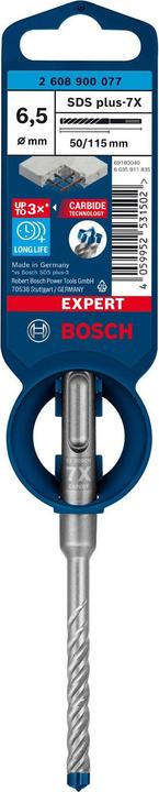 Produktbild Bosch Professional Zubehör EXPERT SDS plus-7X Hammerbohrer, 6,5 x 50 x 115 mm (6.5 mm)