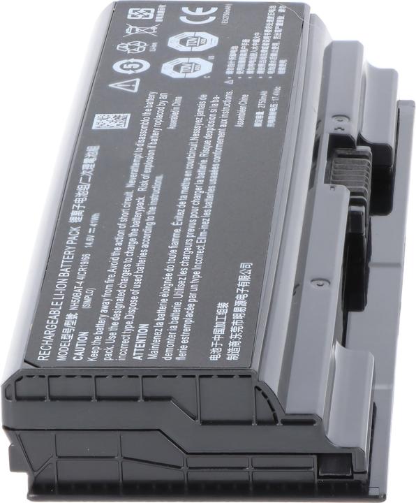 Produktbild AccuCell Akku passend für Clevo NH50ED, NH55EDQ, Li-ion, 14,6V, 2750mAh, 41Wh (4 Zellen, 2750 mAh)