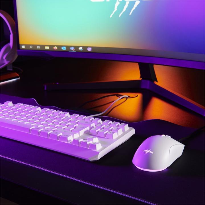 Produktbild Urage Gaming-Tastatur Exodus 220 TKL, Weiss (DE, Kabelgebunden)