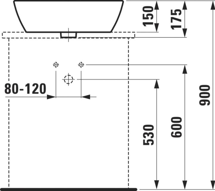 Produktbild Laufen PRO 52 (390 mm, 520 mm)