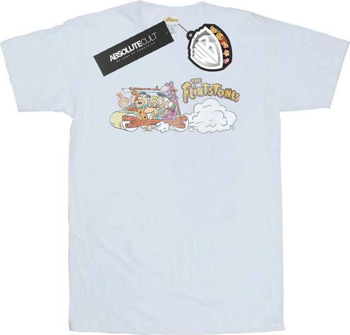 The Flintstones Family Car Distressed TShirt (XL)
