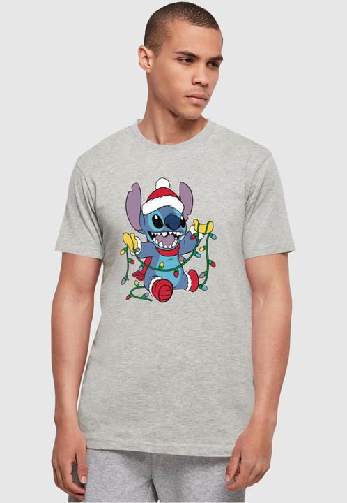Immagine prodotto Absolute Cult Lilo e Stitch - Maglietta Basic con luci di Natale - 114349 (M)