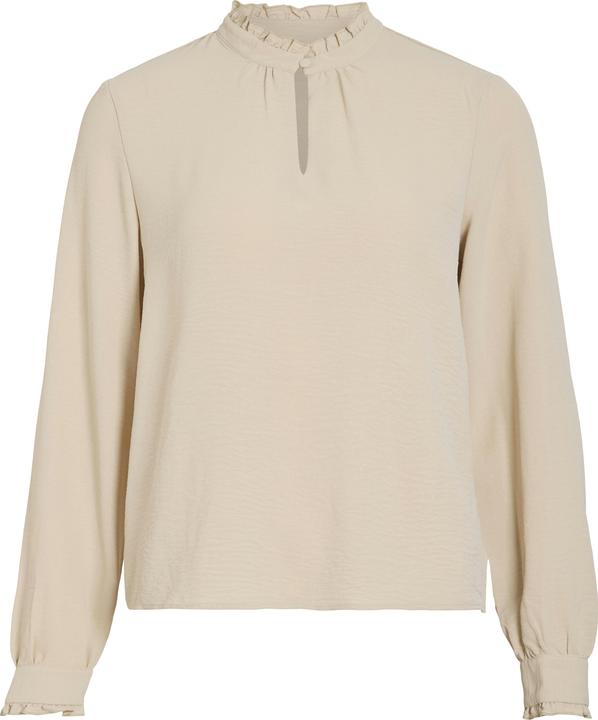 Vila High Neck Oberteil mit langen Ärmeln (40)