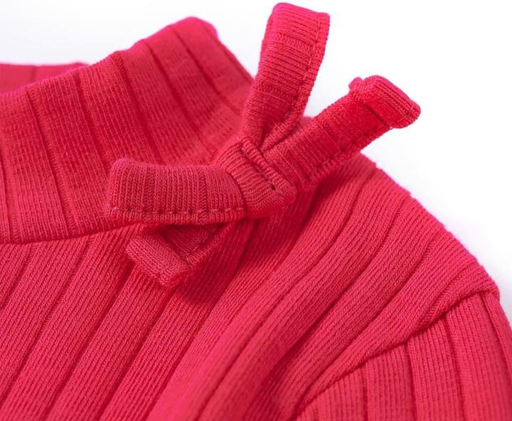 Produktbild VidaXL Kinder-Langarmshirt Knallrosa 128,Material: 95 % Baumwolle (128)