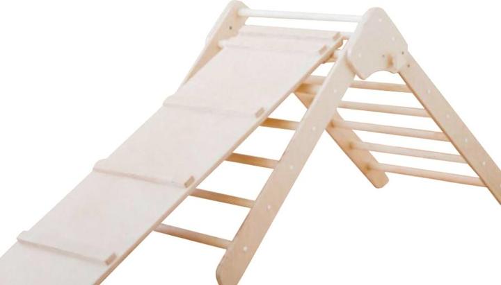 Produktbild Activity Board Kletterdreieck, Dreieck Holz Kinder, Pikler Dreieck mit Rutsche