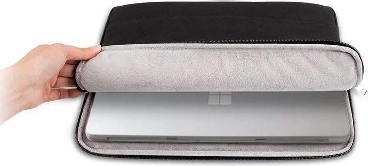 Actual product image JCPAL Nylon business style sleeve for 13-inch MacBook or Laptop - Black (13.30")