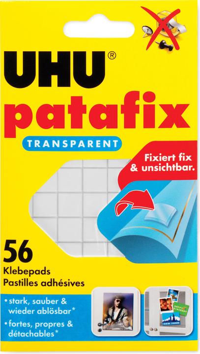 Image du produit UHU Tampons adhésifs patafix transparents