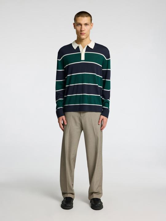 Image du produit Selected Homme 100% Merinowoll Langarm-Poloshirt (XL)
