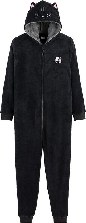 Actual product image La Redoute Collections Cat Onesie in Woven Fur (158)
