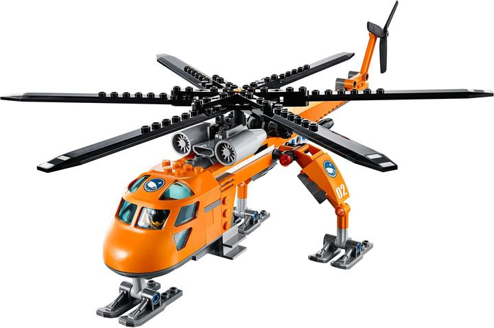 Actual product image LEGO City Arctic Helicopter with dog sled (60034, LEGO City)