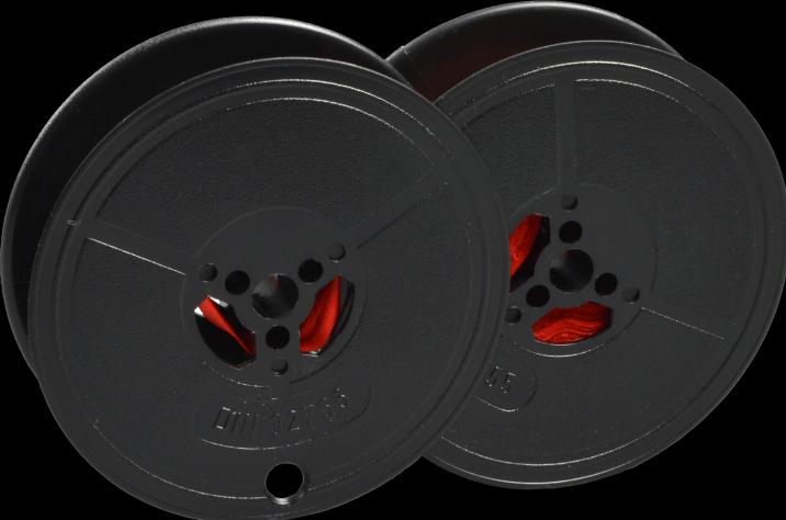 Produktbild Ampertec Kompa. Farbband DIN 2103 Gr. 1 Seide schwarz/rot 0001.02