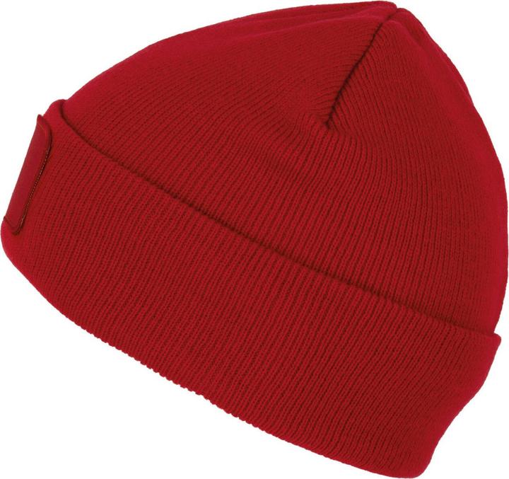 Actual product image K-up Recycled beanie with patch and thinsulate lining