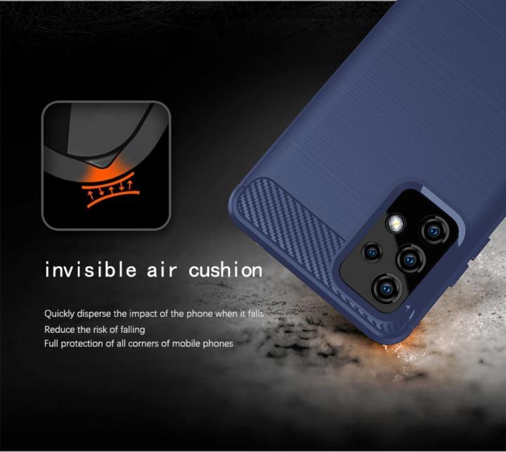 Produktbild Cadorabo TPU Ultra Slim carbon edelstahl Kombi Cover (Samsung Galaxy A52 5G)
