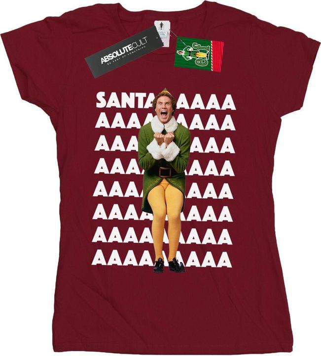Elf Buddy Santa Scream TShirt (M)