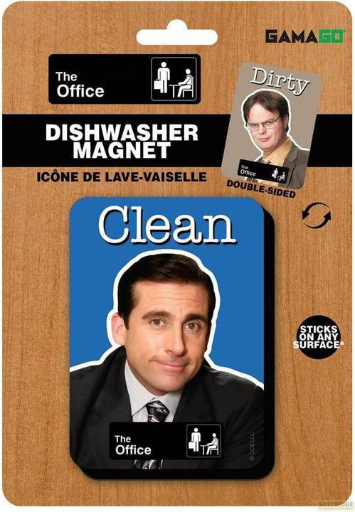 Actual product image NMR Distribution The Office: Clean Dirty Dishwasher Magnet (1 x)