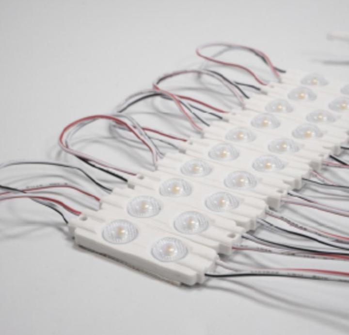 Produktbild L&S LED Modulkette 24 V für Leuchtkästen (Warmweiss, 70 cm, Indoor)