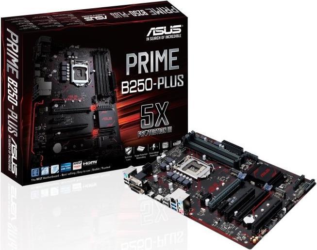 Produktbild ASUS Prime B250-Plus (LGA 1151, Intel B250, ATX)