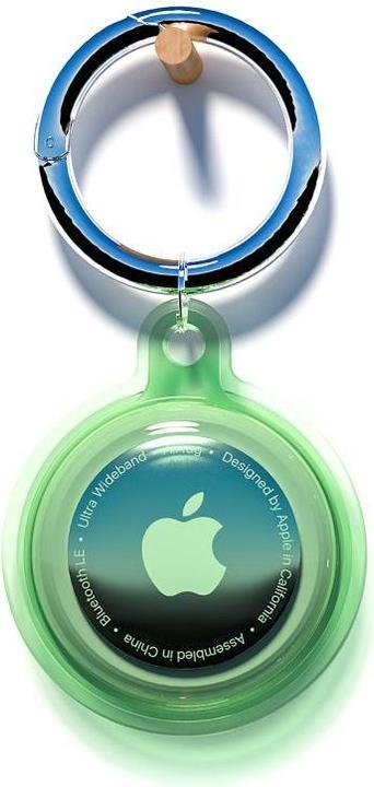 Productafbeelding Hurtel Wasserdichter Apple AirTag-Koffer - Grün