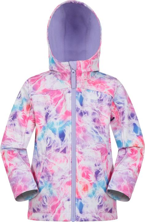 Actual product image Mountain Warehouse Childrens/Kids Patterned Water Resistant Soft Shell Jacket (128)