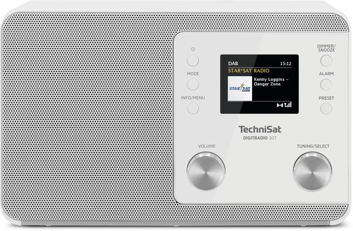 Produktbild TechniSat Radio DAB+ DIGITRADIO 307, weiss (DAB+, UKW)