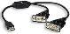 Actual product image Manhattan Dual RS232 cable to USB, 2x ST-USB (0.45 m)