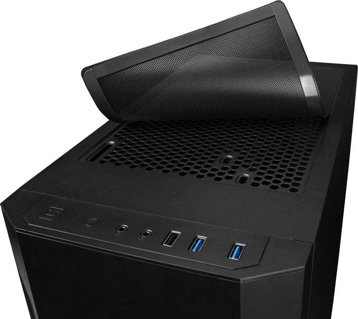 Produktbild Chieftec Elox-Serie 2xUSB3.2 1xUSB2.0 Schwarz, kein Netzteil (ATX, Mini-ITX, mATX)