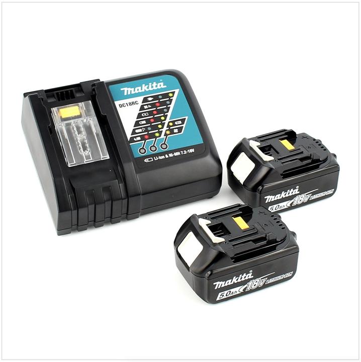 Actual product image Makita DFS 251 RTJ Battery Drywall Screwdriver 18V Brushless + 2x Battery 5,0Ah + Charger + Makpac (Rechargeable battery operated)