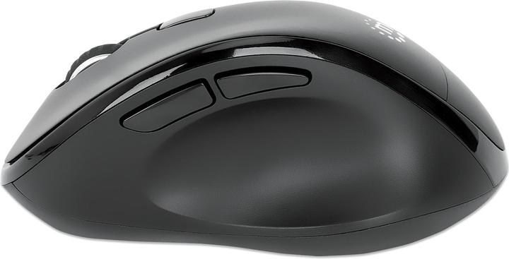 Produktbild Manhattan Ergonomische Wireless Maus mit 2-in-1 USB-Empfänger (Kabellos)