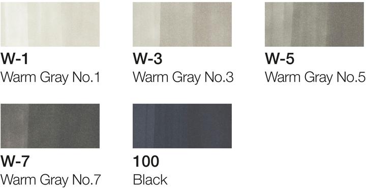 Actual product image Copic Warm grey tones (Grey, 3 mm, 1 x)