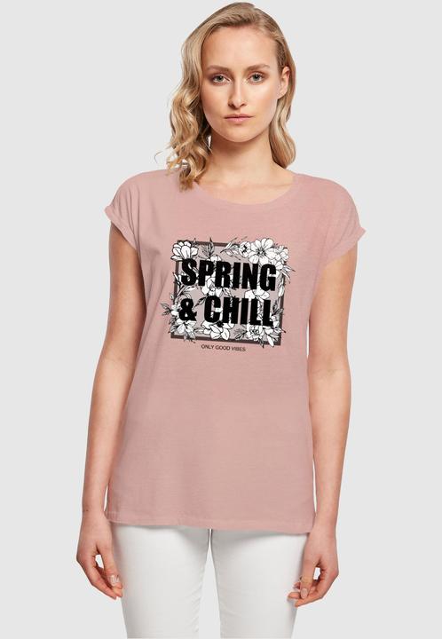 Actual product image Merchcode Ladies Spring And Chill Extended Shoulder Tee - 113645 (L)