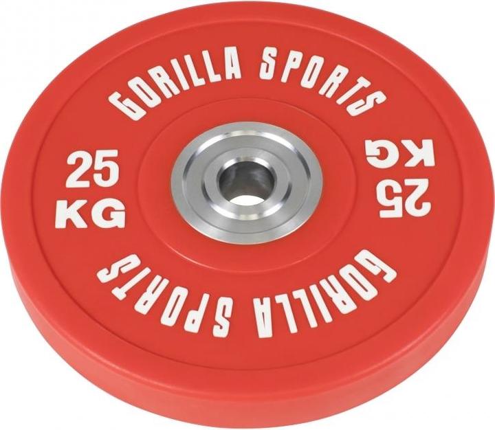 Produktbild Gorilla Sports Bumper Plates (1 x 25 kg)
