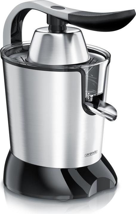Produktbild Arendo Edelstahl Zitronenpresse, Orangenpresse Limettenpresse Entsafter, 0,4L Behälter, 2 Presskegel, 800W