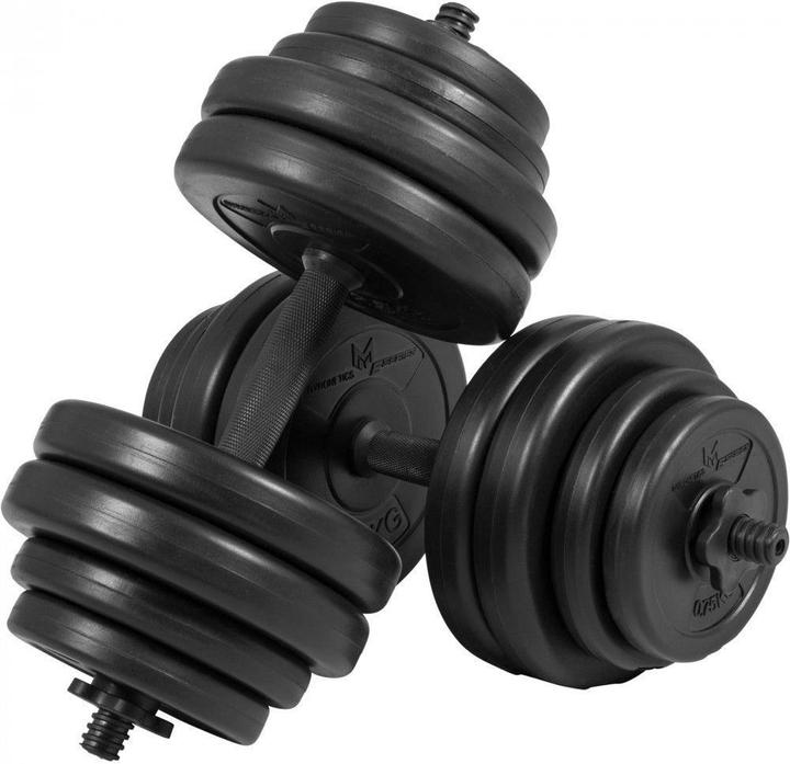 Gyronetics Jeu d'haltères (8 x 2,5 kg, 4 x 1,25 kg, 4 x 0,75 kg)