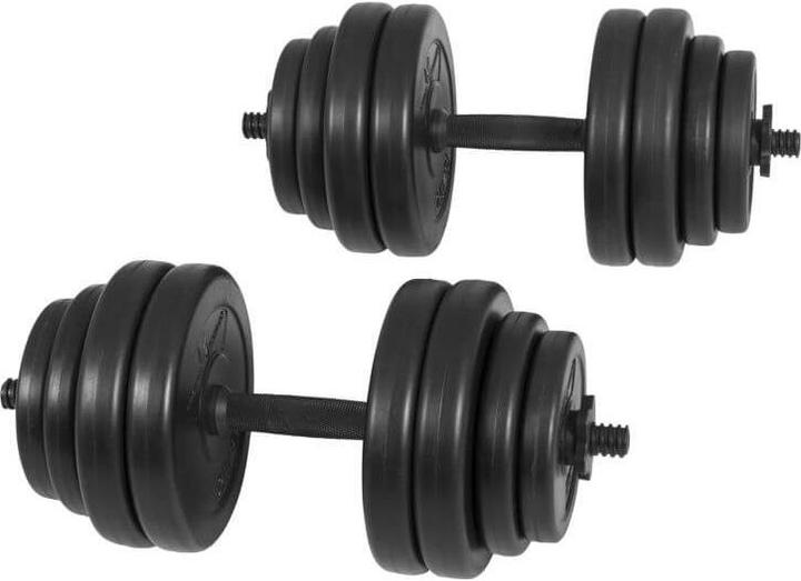 Immagine prodotto Gyronetics Set di manubri (8 x 2,5 kg, 4 x 1,25 kg, 4 x 0,75 kg)