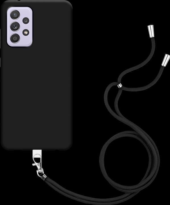 Produktbild Cazy Handykette Hülle Kompatibel mit Samsung Galaxy A52/A52s - Silikon Handyhülle mit Band Necklace Hülle