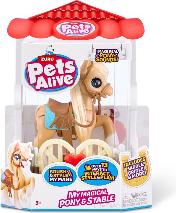 Actual product image Zuru Magic pony in the stable