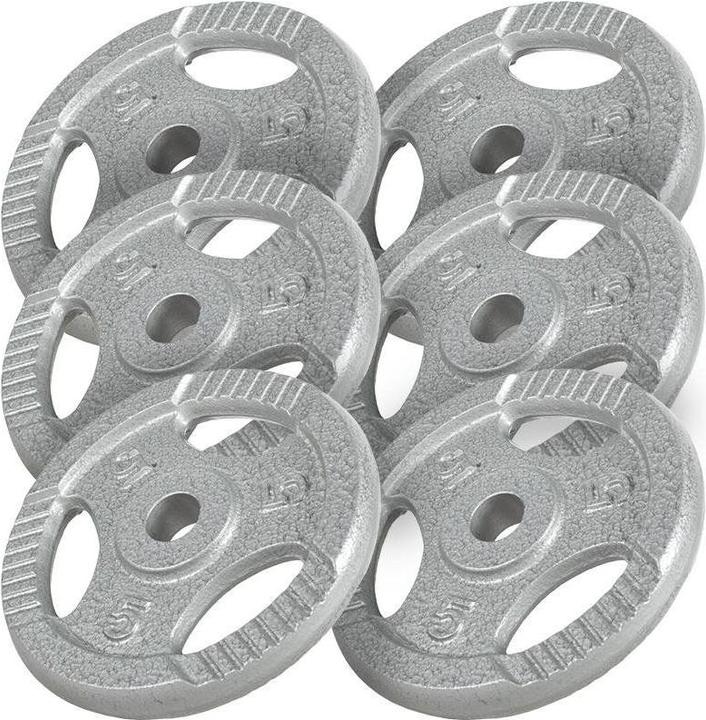 Gorilla Sports Hantelscheiben (20 x 20 kg, 6 x 1.25 kg, 2 x 2.5 kg)