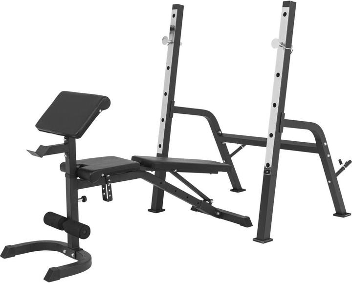 Gorilla Sports banc de musculation avec rangement séparé