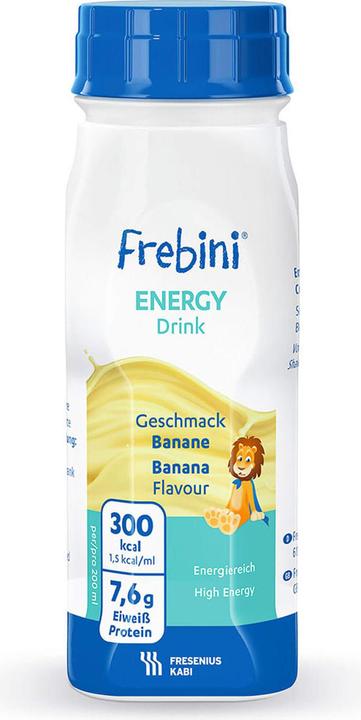 Actual product image Frebini energy Drink Vanilla (4x200ml) (Banana, 4 x)