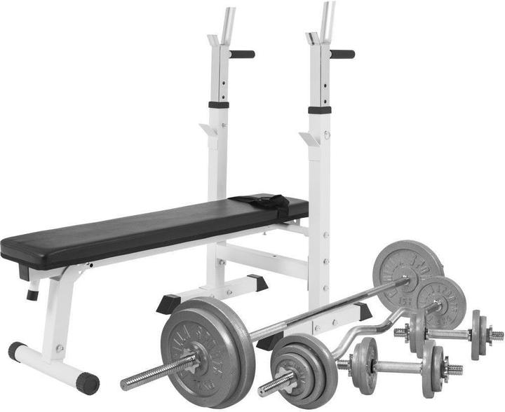 Image du produit Gorilla Sports Banc de musculation avec étagère