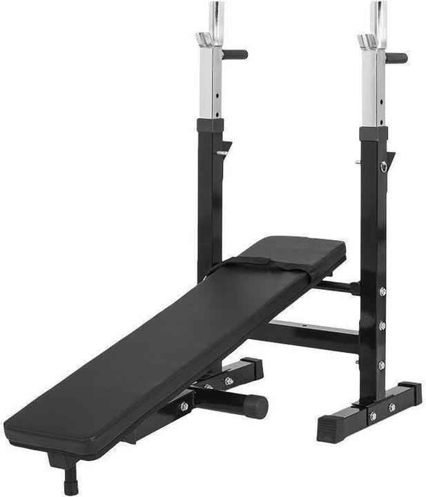 Image du produit Gorilla Sports Banc de musculation avec support et ensemble de fonte