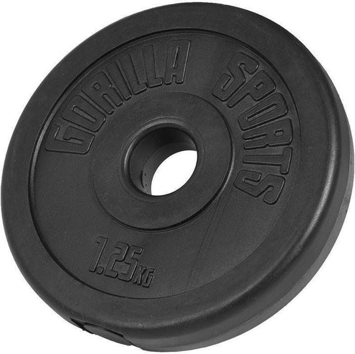 Immagine prodotto Gorilla Sports Set di manubri (4 x 1,25 kg, 4 x 2,5 kg)