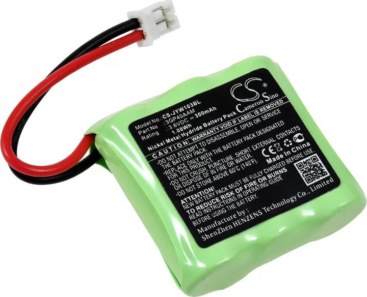 Actual product image AccuCell Akku passend für Kransteuerung JAY Wilpa 1035, Typ Jay 3GP40AAM - 3,6V - 300 mAh (3.60 V, 300 mAh)