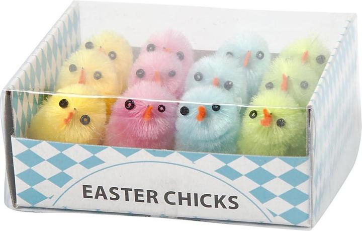 Creativ Company Poussin de Pâques (12 x, 3,5 x 7,5 x 8,5 cm)