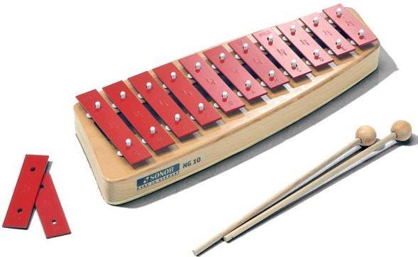 Produktbild Sonor NG10 Glockenspiel für Kinder mit Tasche