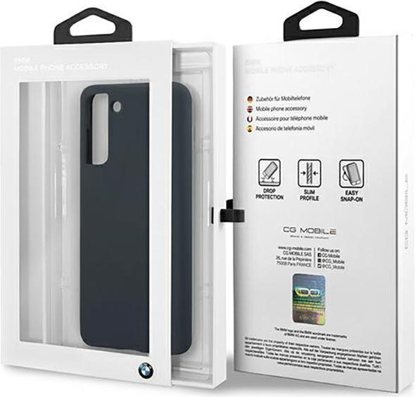 Image du produit BMW Etui BMHCS21MSILNA S21 + G996 bleu foncé (Samsung Galaxy S21+)