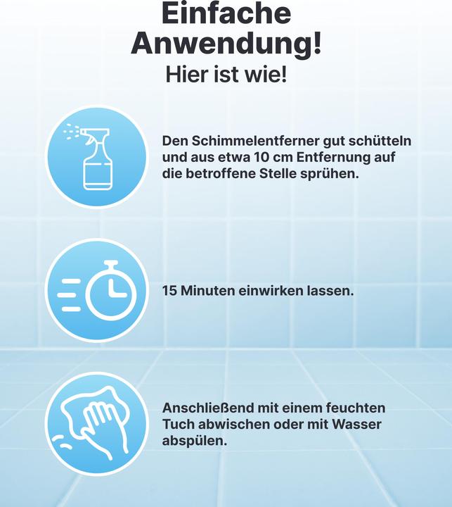 Produktbild Plid Anti-Schimmelspray 1,5L für ca. 3m² / Schimmelentferner Schimmelspray Chlorfrei